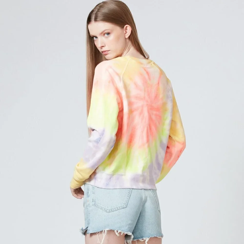 RE/DONE x Hanes Classic Raglan Crewneck Pullover Sweatshirt Size Small - Picture 9 of 16